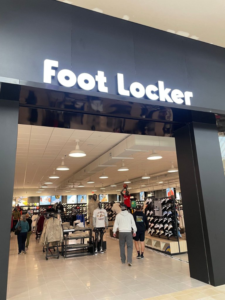 Foot Locker illuminated store sign